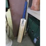 A cricket bat 'England Cricket Npower Test Series England v West Indies' with England player