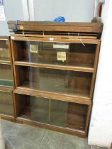 A Minty three section bookcase