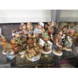 A quantity of Goebel Hummel figurines