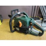 A petrol chainsaw