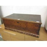 A 19th century pine toolbox