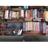 Four trays of books mainly artwork