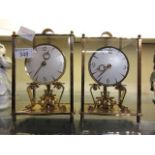 A pair of Kundo anniversary clocks