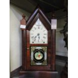 A mantle clock by 'Jerome and Co.' of New Haven Conn. U.S.A