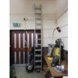 A 4.4Metre double aluminium ladder