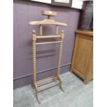 A pine valet stand