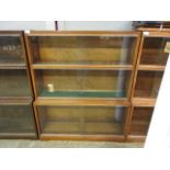 A Minty three section bookcase