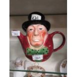 A Staffordshire Tony Wood 'Mad Hatter' design character jug