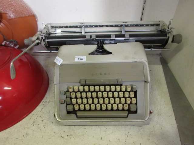 A mid-20th century Alder typewriter