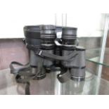 A cased set of sportsman's 7x21x42 binoculars