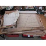 A large quantity of 20th century architectural maps from the local area of Leamington and