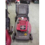 A Mountfield SP550 Brigg and Stratton petrol lawnmower