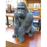 A moulded model of gorilla