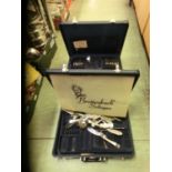 Two cases of Breitenbach cutlery