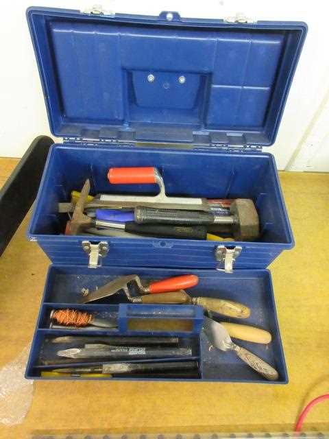 A toolbox containing quantity of hand tools