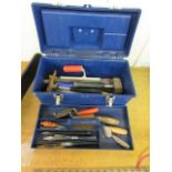 A toolbox containing quantity of hand tools