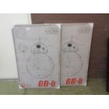 Two stretched canvases of BB-8 from Star Wars