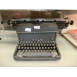 A Bluebird standard typewriter