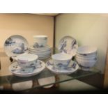 A selection of oriental ceramic ware to include small bowls and plates