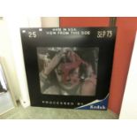 A 1970's Kodak Photography oversize advertising display of a Hollywood film star in negative, in a