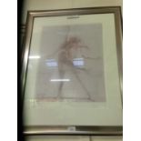 A framed limited edition print titled 'Liaison I' signed Charles Wilmott