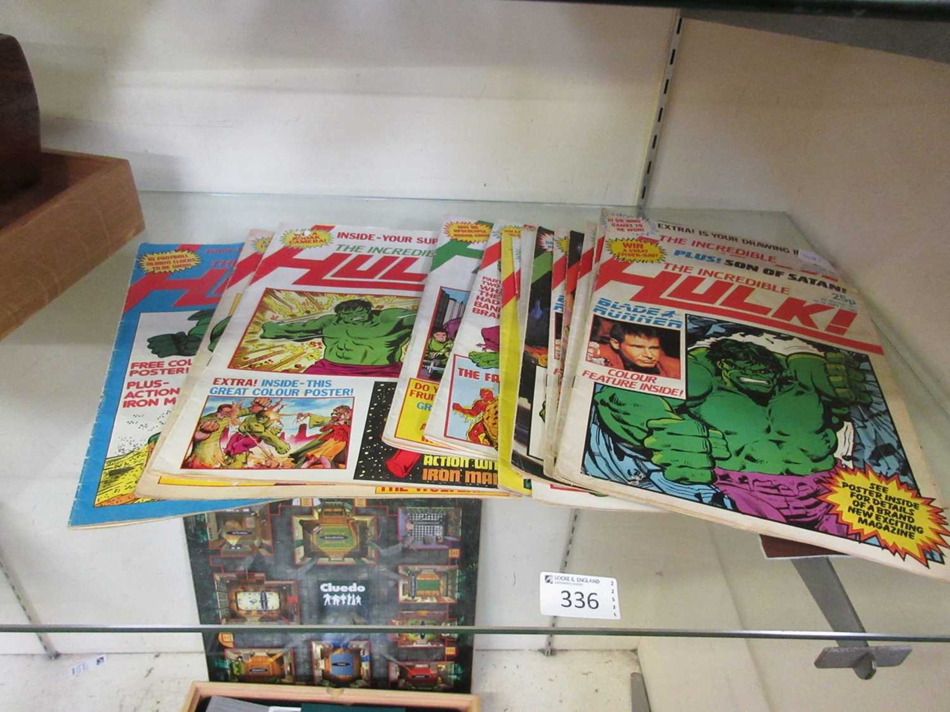 A selection of 1980s 'The Incredible Hulk' comics