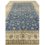 FINE PART SILK PERSIAN ISPHAHAN CARPET, 303cm x 212cm