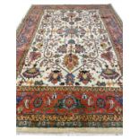 FINE PERSIAN HERIZ CARPET, 285cm x 202cm