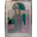 GERALD LAING (British, b.1936) 'Jean Harlow', 2011, 15 colour hand-printed silkscreen, with platinum