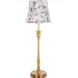 RALPH LAUREN TABLE LAMPS, a pair, 87cm x 29cm, with floral shades. (2)