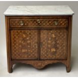 DUTCH SIDE CABINET, 95cm W x 49cm D x 85cm H, early 19th century mahogany and satinwood marquetry,