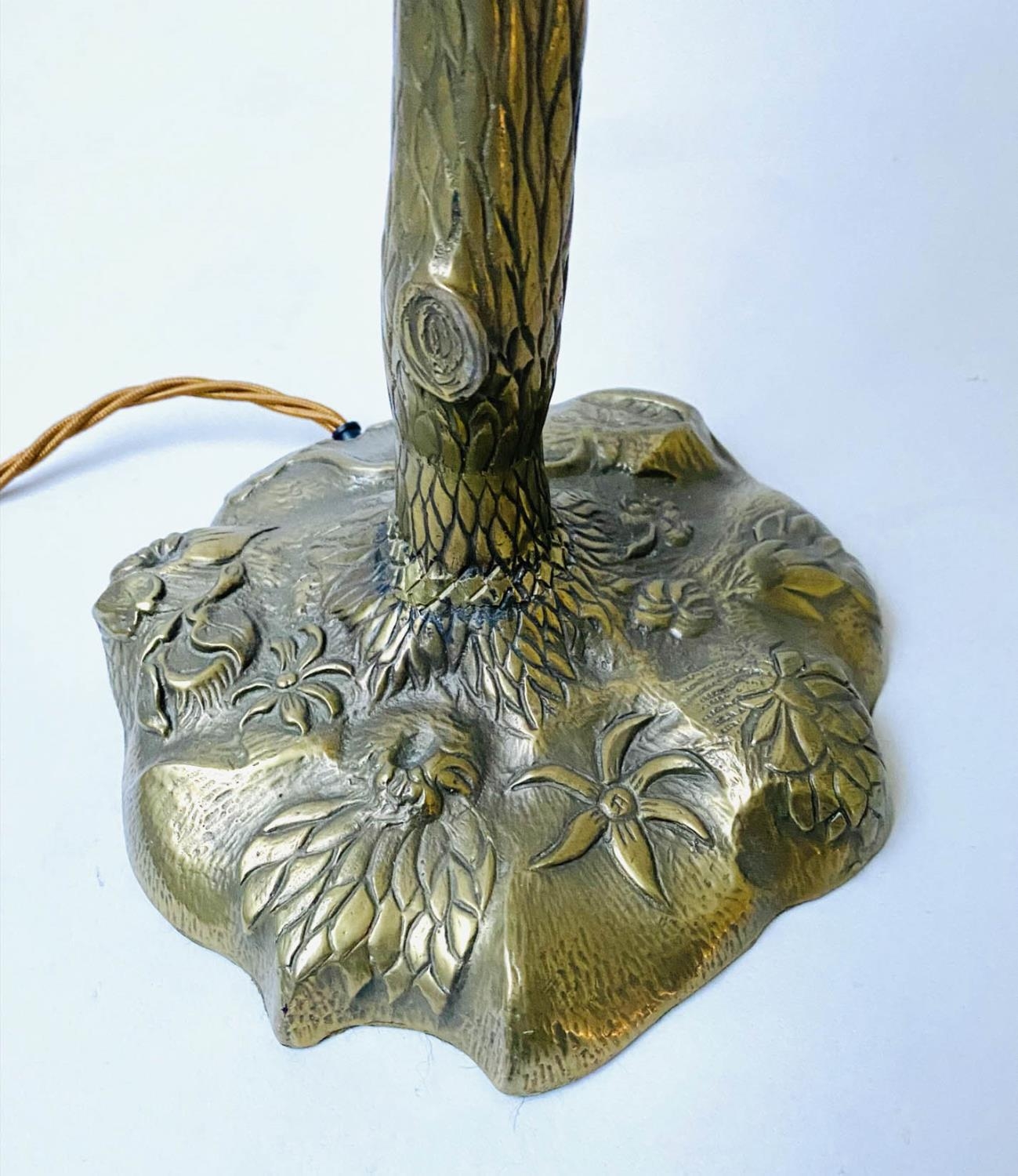 VAUGHAN TABLE LAMPS, a pair Truro twig table lamps in bronze with shades, 77cm H. (2) - Image 2 of 8