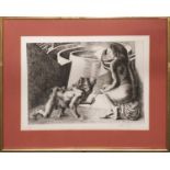 MICHAEL AYRTON (British, 1921-1975) 'Minotaur as Calf', lithograph, signed and numbered, 60cm x