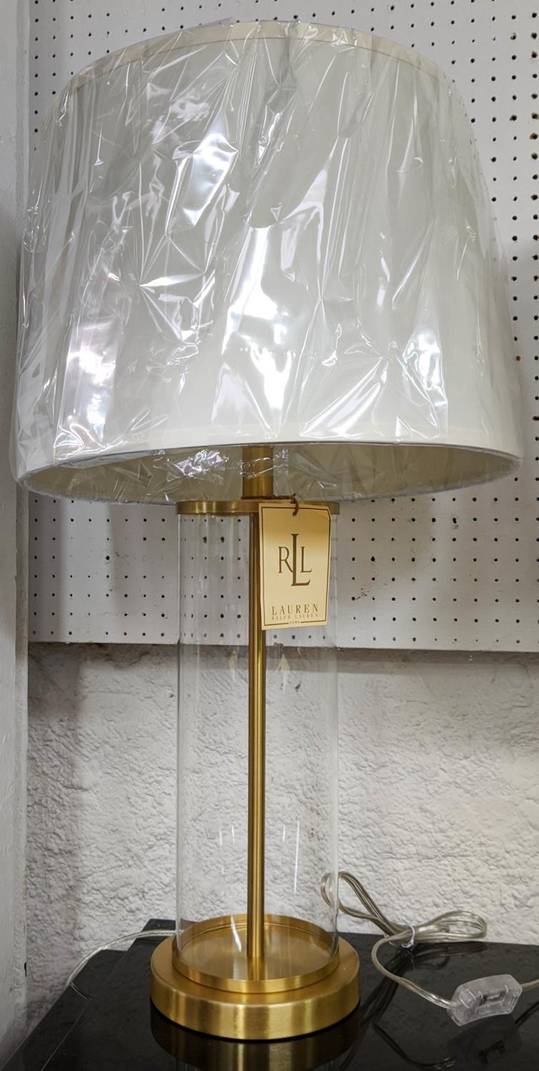 RALPH LAUREN TABLE LAMPS, a pair, 73cm H with shades. (2) - Image 2 of 4