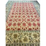 FINE WILLIAM MORRIS DESIGN CARPET, 360cm x 270cm.