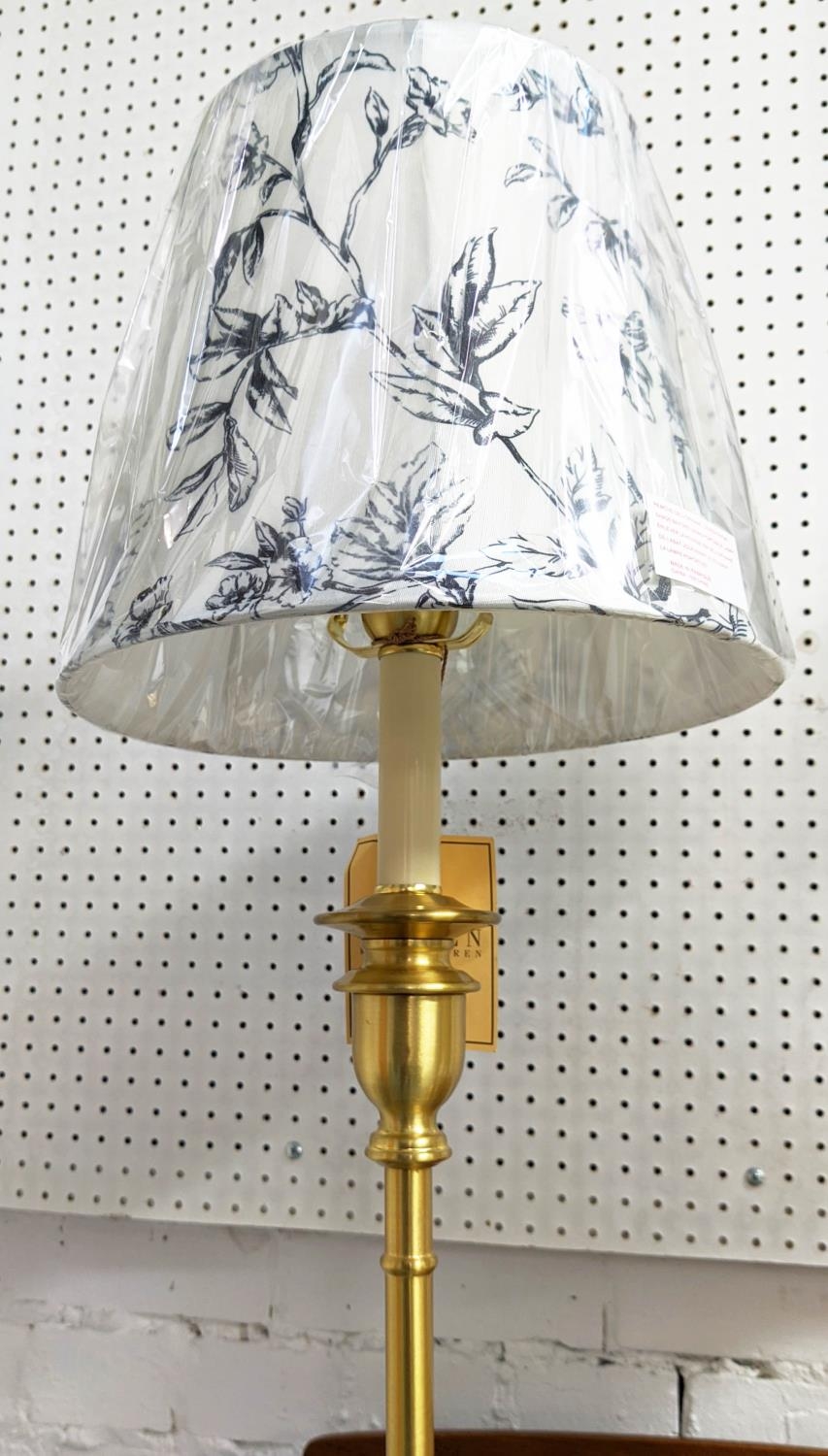 LAUREN RALPH LAUREN HOME TABLE LAMPS, a pair, floral shades, 85cm H. (2) - Image 2 of 5