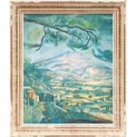 PAUL CEZANNE 'Aix en Provence', lithograph, printed by Mourlot, 51cm x 41.5cm, in French glazed