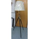 LAUREN RALPH LAUREN HOME TRIPOD FLOOR LAMP, 160cm H at tallest, with shade, height adjustable. (2)