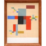 SOPHIE TAEUBER-ARP 'Untitled', 1956, pochoir, 30.5cm x 24cm, framed and glazed.