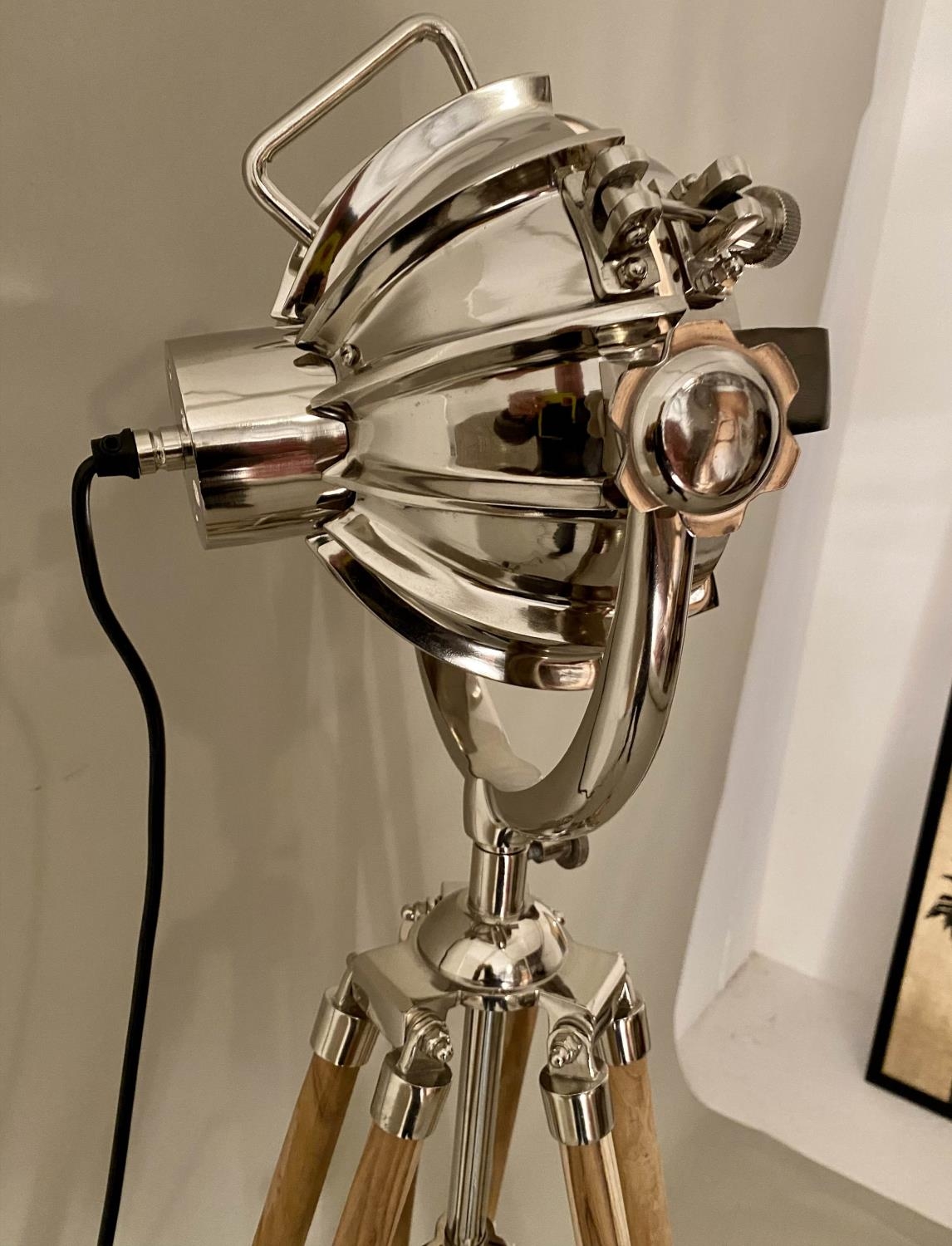 FLOOR LAMP, studio style design, 153cm H. - Image 2 of 6