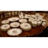 PART DINNER SERVICE, Noritake 'Asian dream', approx 90 pcs.