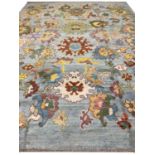 FINE CONTEMPORARY ARTS AND CRAFTS DESIGN OUSHAK CARPET, 360cm x 245cm.