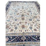 FINE MOHTASHAM DESIGN CARPET, 345cm x 245cm.