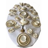 DINNER SERVICE, English fine bone china, Minton, Buckingham, eight place, eight piece settings,