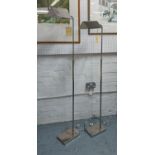 LAUREN RALPH LAUREN HOME FLOOR LAMPS, a pair, adjustable height, 81cm H. (2)