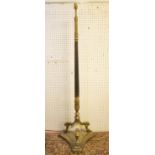 FLOOR LAMP, 137cm H, early 20th century Empire style bronze.