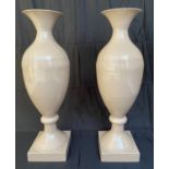 FLOOR VASES, a pair, glazed ceramic, 80cm x 22cm. (2)