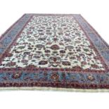 TURKISH HEREKE CARPET, 357cm x 246cm.