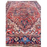 ANTIQUE HERIZ SERAPI DESIGN CARPET, 360cm x 270cm.