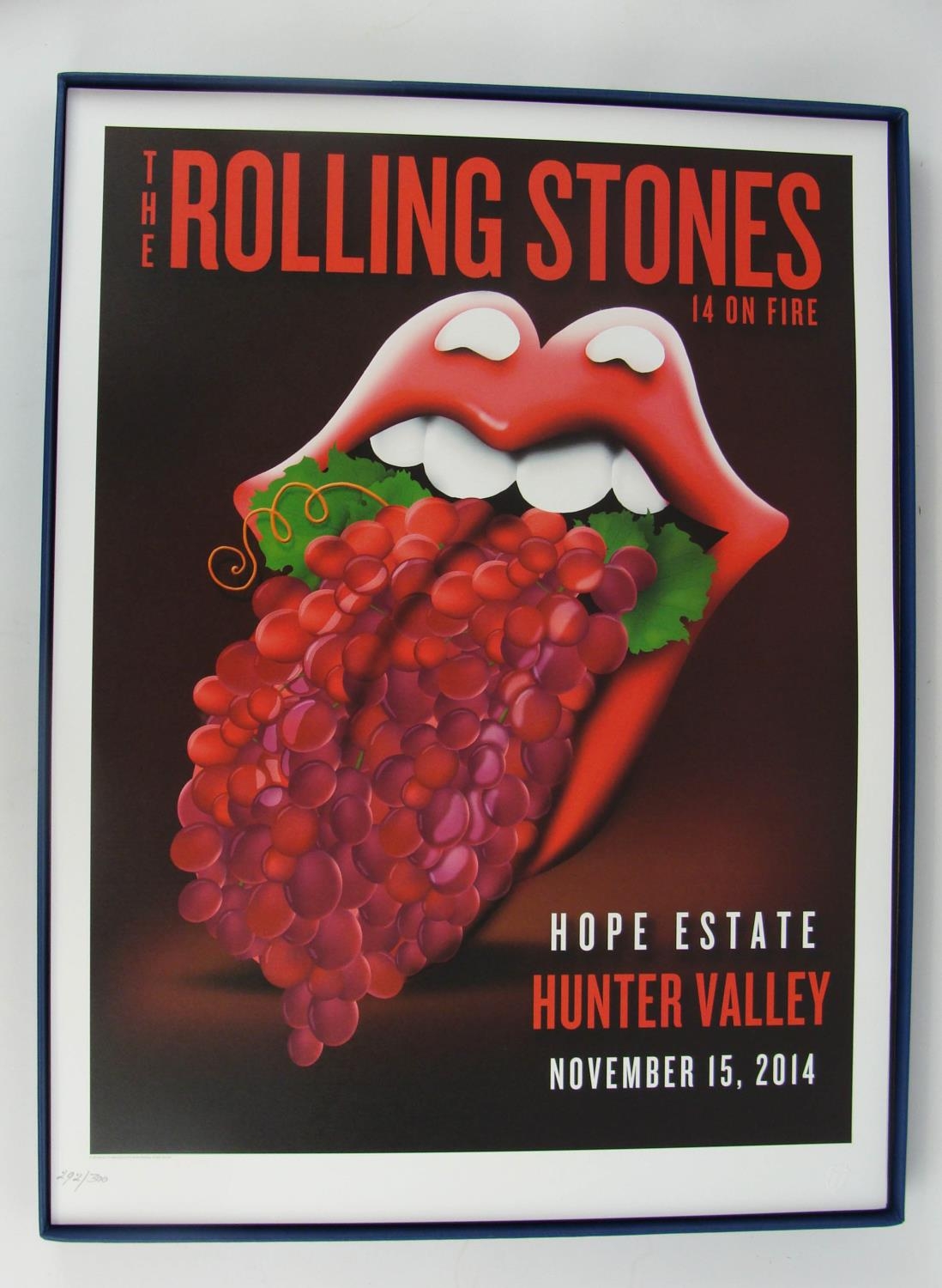 ROLLING STONES '14 on FIRE' BOX SET, of 13 lithographic posters from the 2014 Australia and New - Image 19 of 21